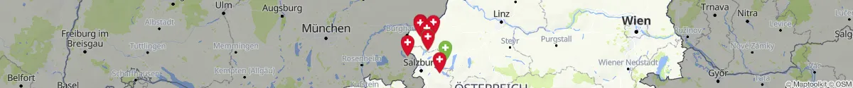 Map view for Pharmacies emergency services nearby Haigermoos (Braunau, Oberösterreich)